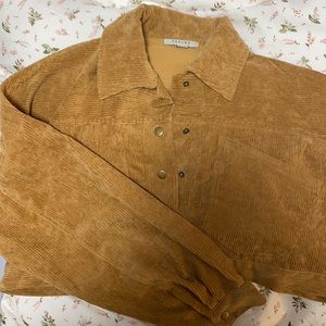 suede cropped jacket